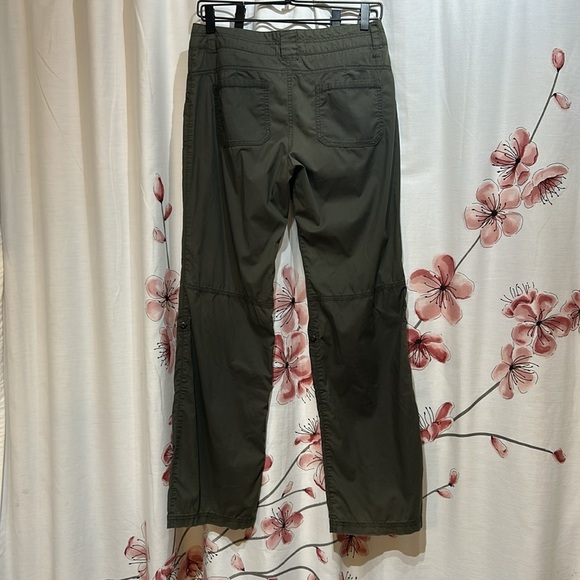REI Women’s Willow Roll Up Pants Size 4 Green - Picture 7 of 9